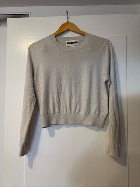 Light Gray Crewneck Sweater